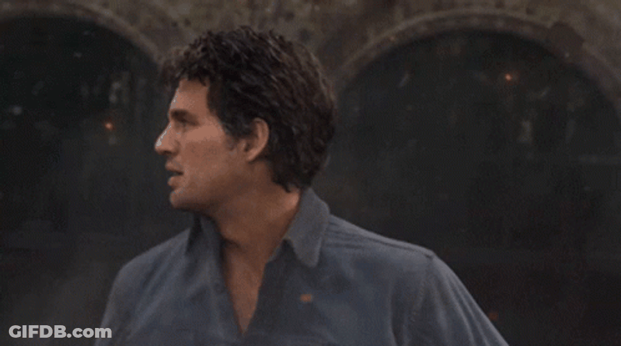 Mark Ruffalo Transform To Hulk Banner GIF