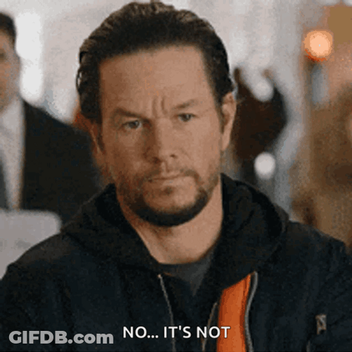 Mark Wahlberg Doing Head Shake GIF