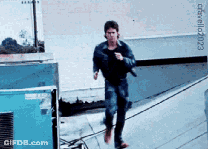Mark Wahlberg Karate Kick GIF
