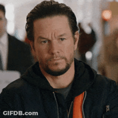 Mark Wahlberg Sad Shaking Head No GIF