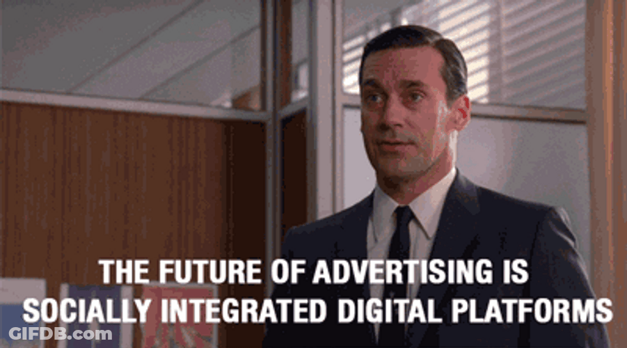 Marketing Socially Integrated Platforms Mad Men GIF