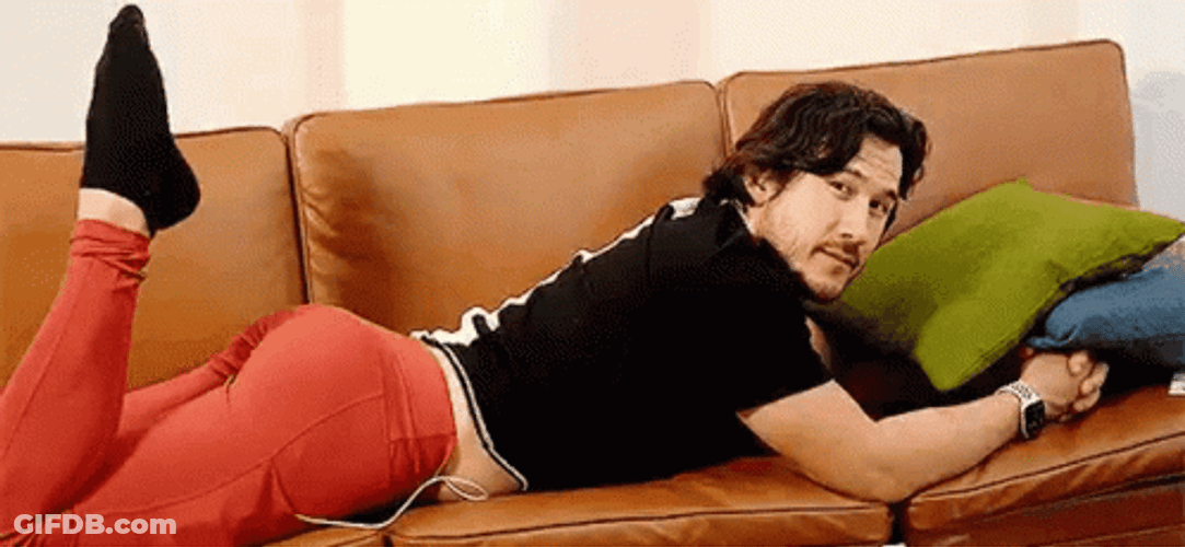 Markiplier Laying On Couch GIF
