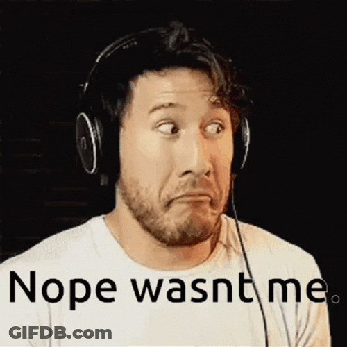 Markiplier Nope Wasnt Me GIF