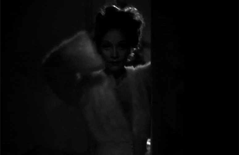 Marlene Dietrich Beautiful Silhouette GIF