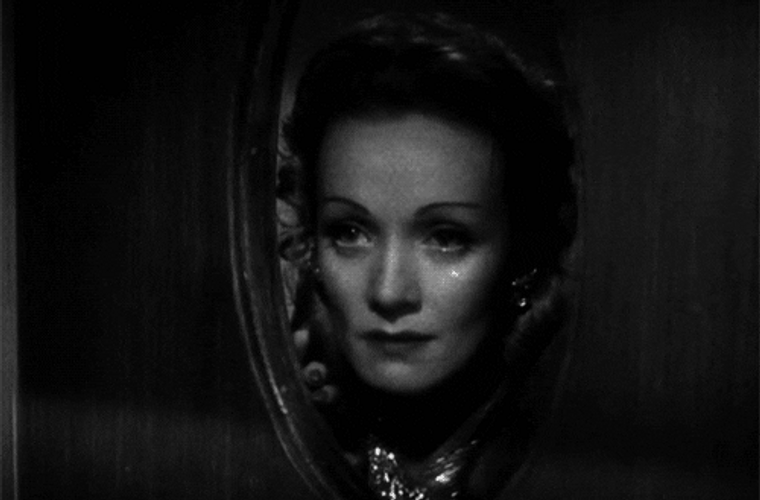 Marlene Dietrich Silently Crying GIF