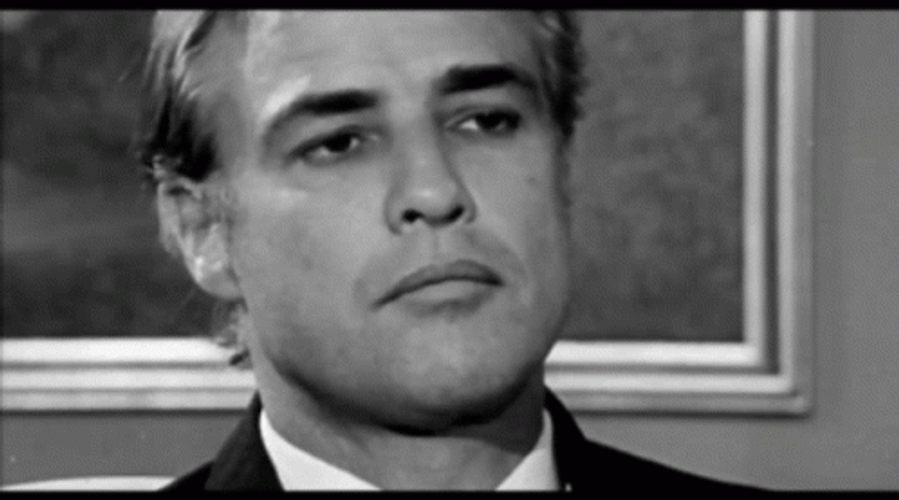 Marlon Brando Actor Tough Listening GIF
