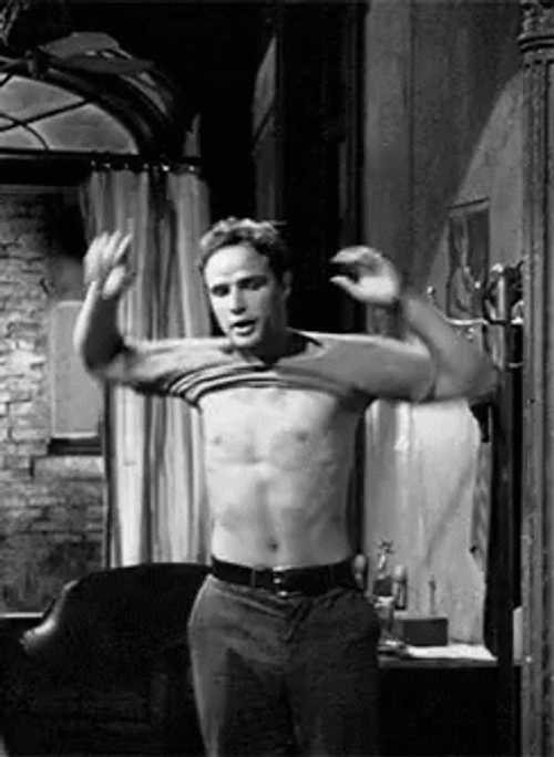 Marlon Brando Buff Muscle Hot Guy GIF