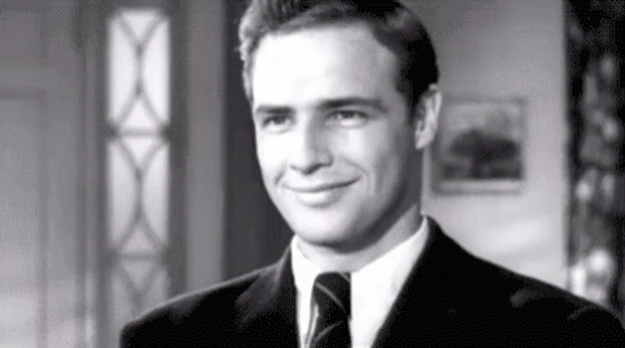 Marlon Brando Early Audition 1947 Lip Bite GIF
