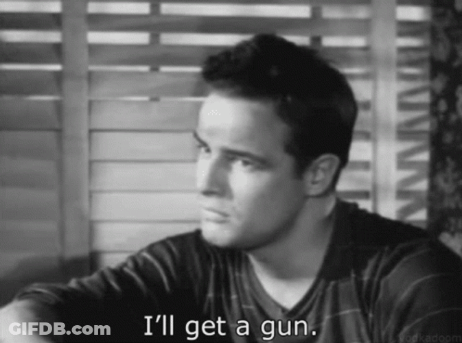 Marlon Brando I'll Get A Gun GIF
