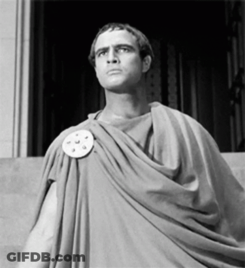 Marlon Brando Julius Caesar 1953 Pledge GIF