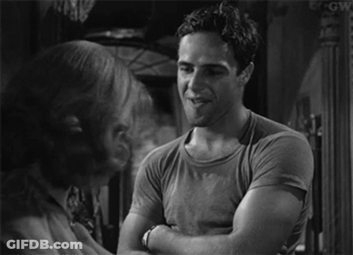 Marlon Brando Smitten Flirting GIF