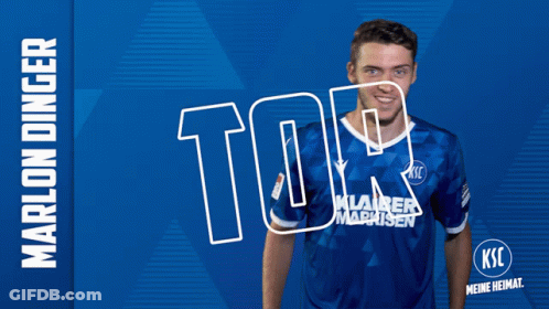 Marlon Dinger Man In Blue Shirt GIF