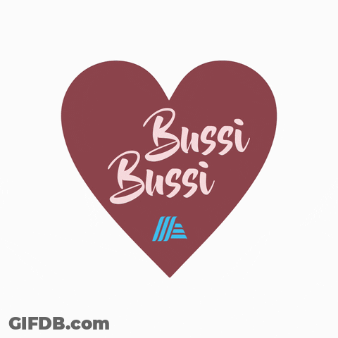 Maroon Heart Bussi Bussi GIF