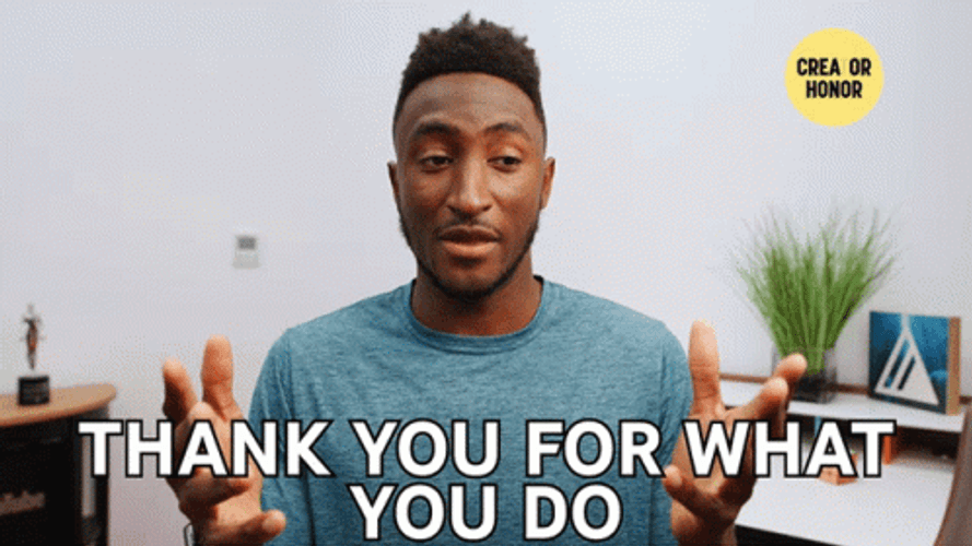 Marques Brownlee Thank You For All You Do GIF