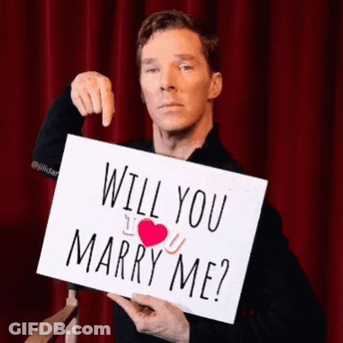 Marry Me Please Say Yes GIF