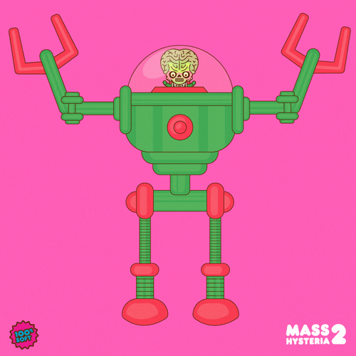 Mars Attacks Animation GIF