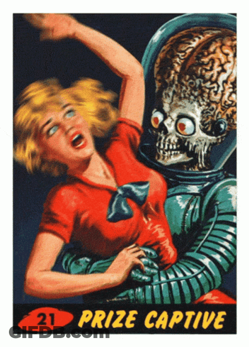 Mars Attacks Poster GIF