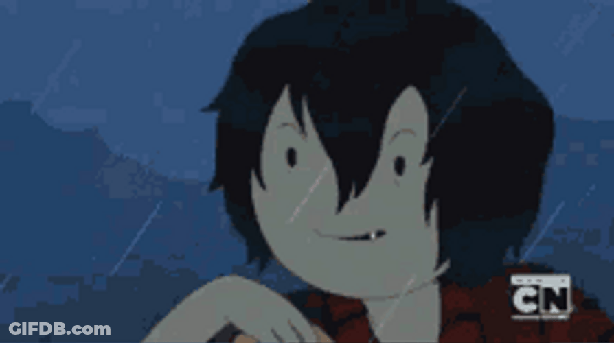 Marshall Lee Adventure Time Eating Pie GIF