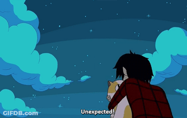 Marshall Lee Adventure Time Holding Cake The Cat GIF
