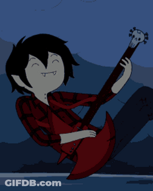 Marshall Lee Adventure Time Laughing Hysterically GIF