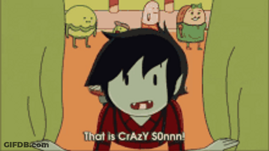 Marshall Lee Adventure Time Turning Upside Down GIF