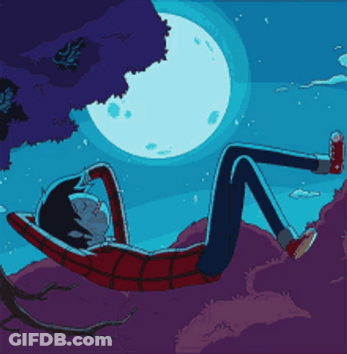 Marshall Lee Adventure Time Under The Moonlight GIF