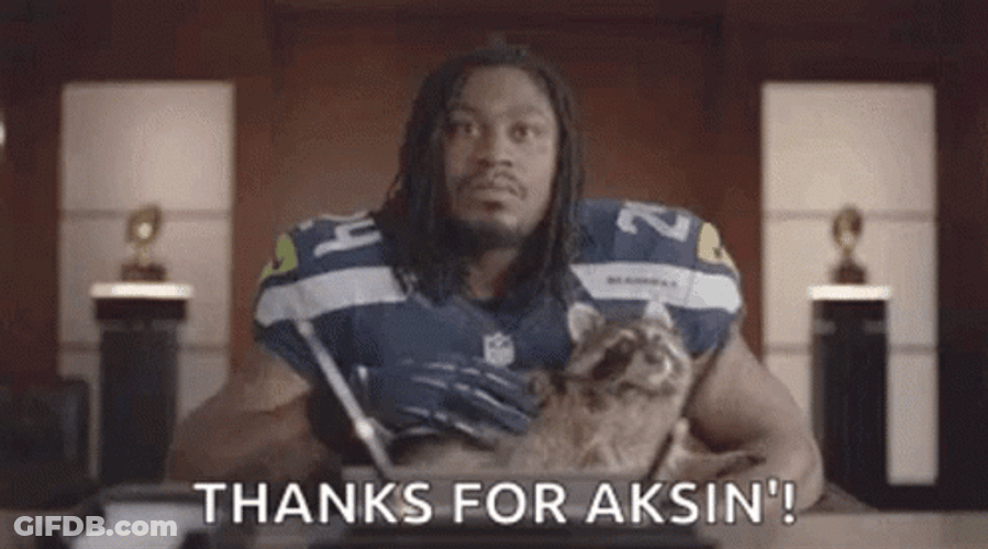 Marshawn Lynch Caressing A Pet GIF