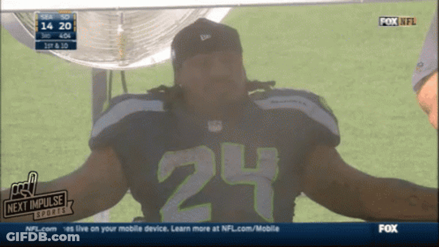 Marshawn Lynch Chilling GIF