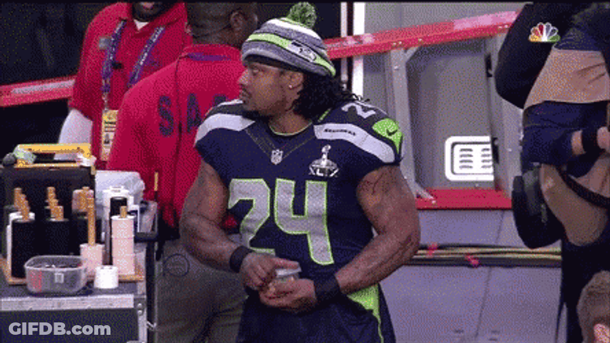 Marshawn Lynch Eating GIF