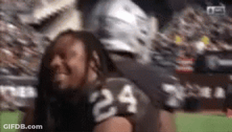 Marshawn Lynch Having Fun GIF