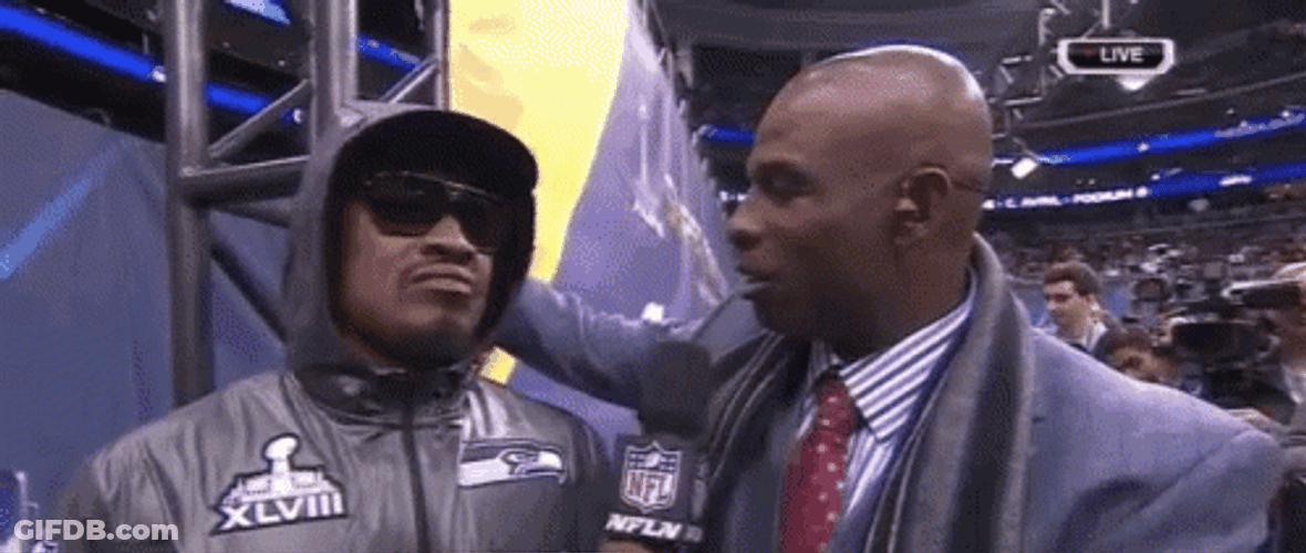 Marshawn Lynch Interview GIF