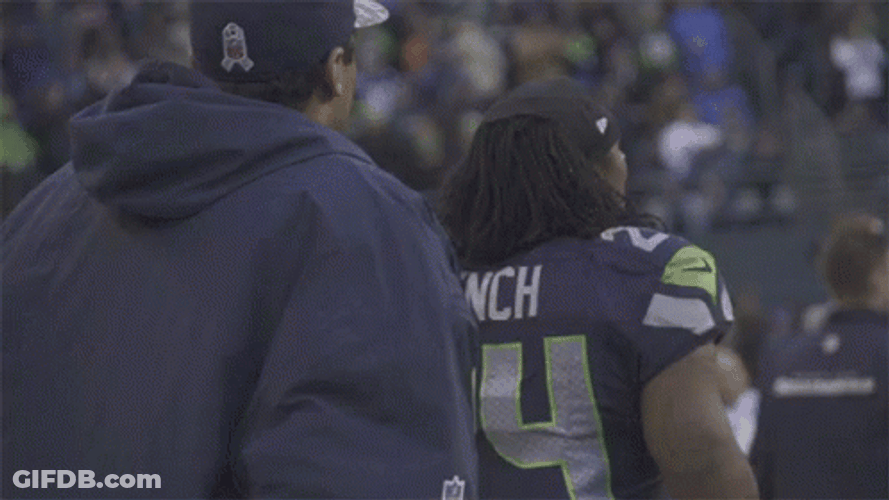 Marshawn Lynch Laughing GIF