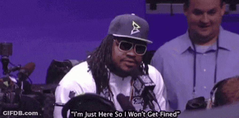 Marshawn Lynch Shaking Head GIF