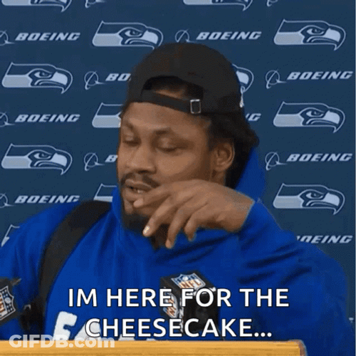 Marshawn Lynch Wants Some Cheesecake GIF