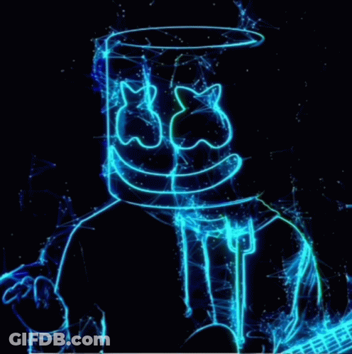 Marshmallow Riding A Skateboard GIF