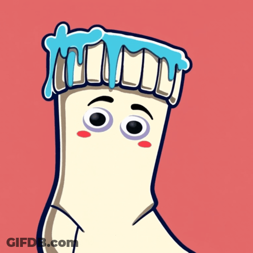 Marshmallow Saying Smoist GIF