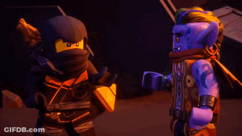 Marshmallow Surrounded By Purple And Blue Lines GIF