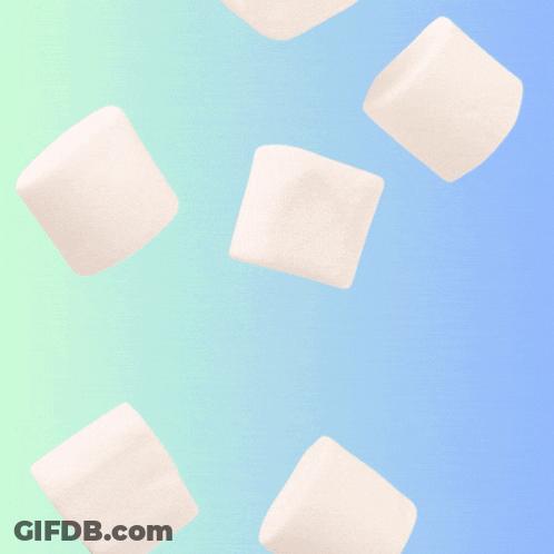Marshmallows With Have A Nice Day GIF