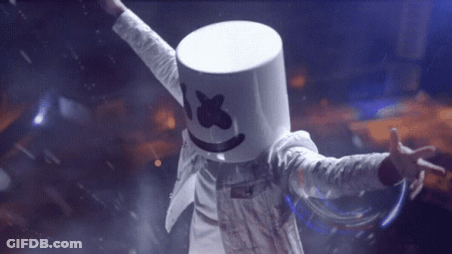 Marshmello All Night Party GIF