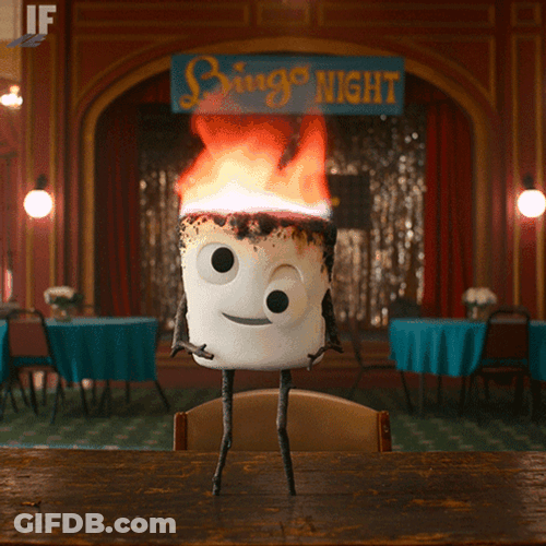 Marshmello Burning Loosing An Eye GIF