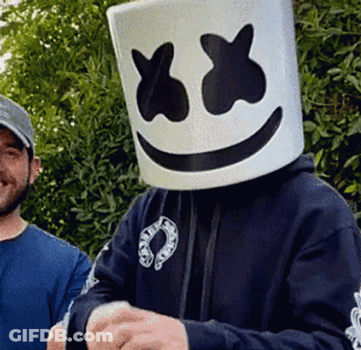 Marshmello Is Giving A Thumbs Up GIF