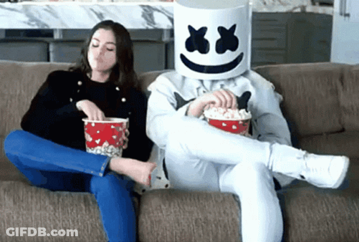 Marshmello Just Being Sweet GIF