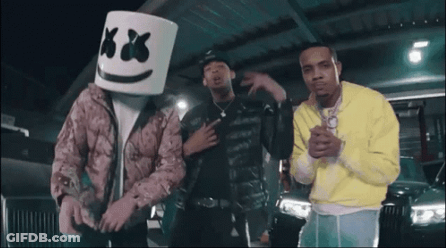 Marshmello Now On The  Rapping GIF