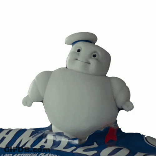 Marshmello Trying To Get Out GIF