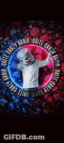 Marshmello Unite Crazy Brain GIF