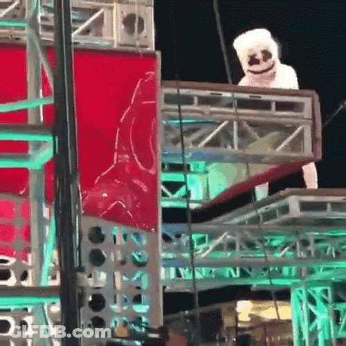 Marshmello Up In The Stage GIF
