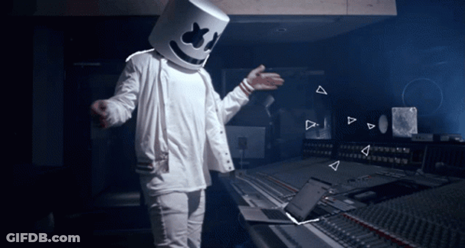 Marshmello With The Angel Wings GIF