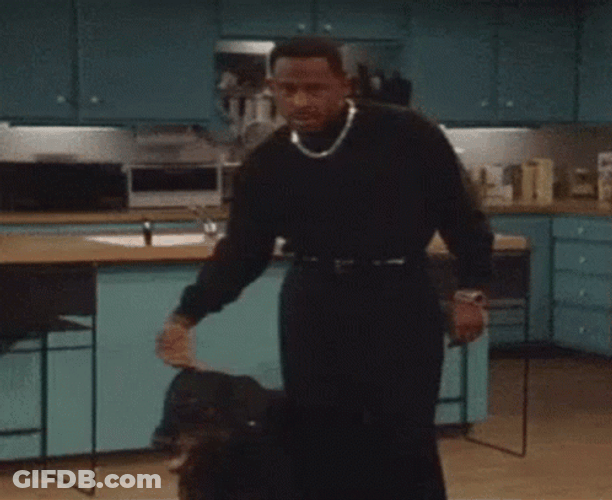 Martin Lawrence Dog Scene GIF