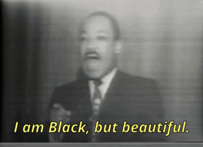Martin Luther King Jr. Black GIF