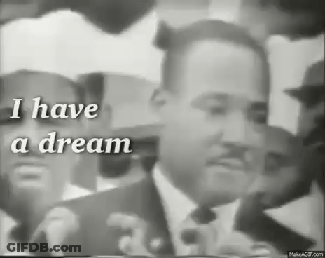 Martin Luther King Jr. Giving Speech GIF